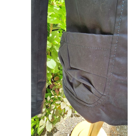 Atika Black‎ Blazer Jacket Fitted Career Office Business Casual Made in France - Picture 2 of 12